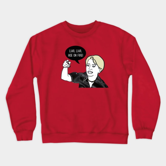 Liar Liar Crewneck Sweatshirt by Katsillustration